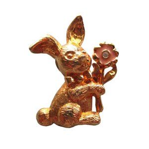 Vintage Bunny Rabbit Lapel Hat Tac Pin